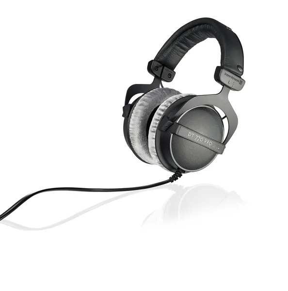 beyerdynamic DT 770 PRO 250 Ohm Over-Ear Studio Headphones in Black. Closed Construction, Wired for Studio use, Ideal for Mixing in The Studio - 250 OHM Gray