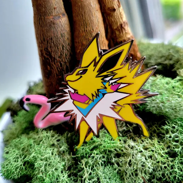 Pansexual Pride - Show & Tail Creations 1.75&quot; Hard Enamel Pin