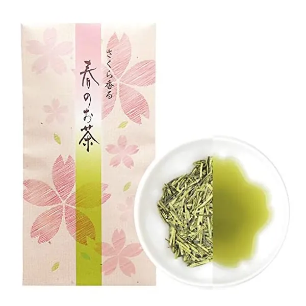 
                            SAKURA Green Tea Unsweetened -Cherry blossom Tea -Loose leaf 50g/1.7oz from JAPAN | Japanese Tea KIMIKURA
                        