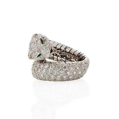 Cartier Paris Diamond "Panthère" Ring | Default Title