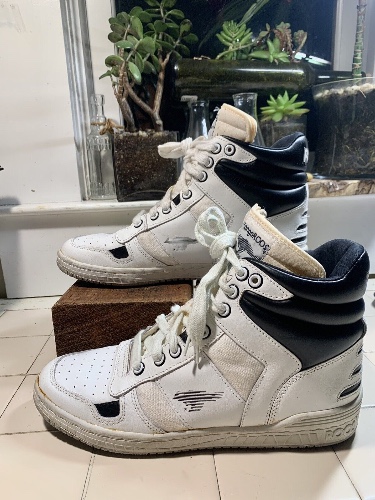 Vintage KangaROOS High Top Basketball Shoes   Size 9 1980s