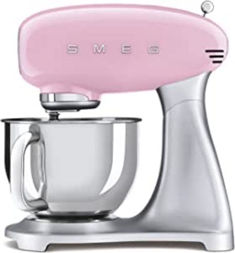 Smeg 50's Retro Pink Stand Mixer - Large Pink