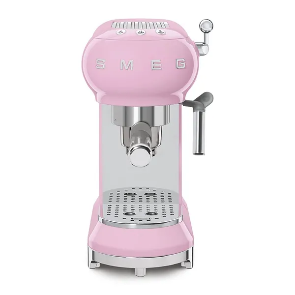 Smeg ECF01RDUS 50s Retro Style Espresso Machine - Pink