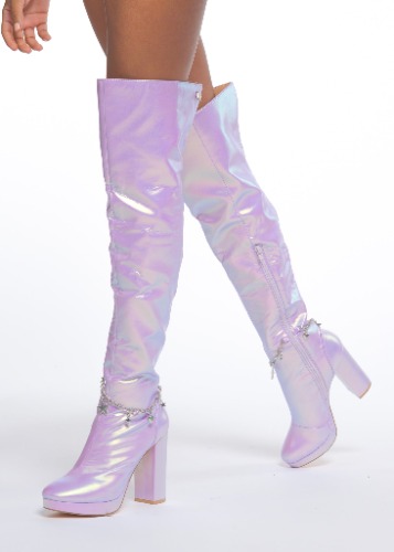 Lilac Fairy Star High Boot | 7