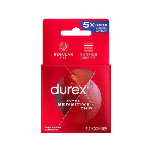 Durex Extra Sensitive 'Thin' Condoms - 3-Pack