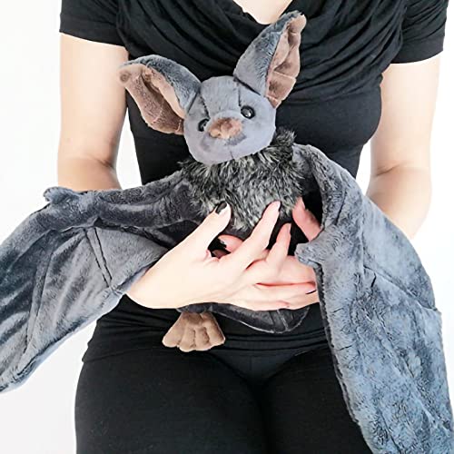 The Big Bat Plush Toys Bat Doll Plushie, Lovely Halloween Plush Goth Stuffed Animal, Girls Boys Furry Gift Stuffed for Halloween Holiday Decorations (13x28.7 inch) - 13x28.7 Inch