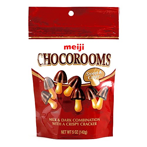 Meiji Chocorooms Bag 5 oz each (1 Item Per Order)