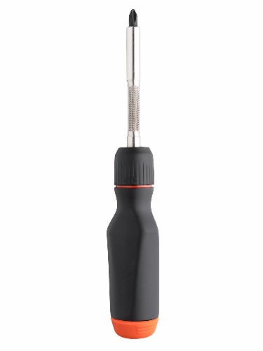 Screwdriver | Black and Orange / Silver Shaft