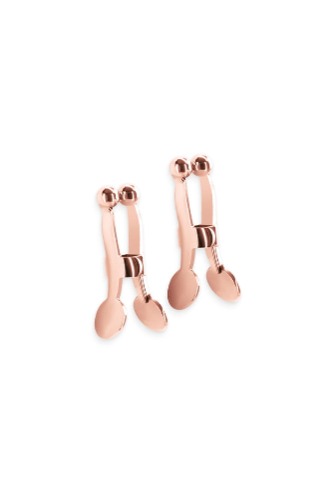 NS Novelties - Bound - Iron Nipple Clamps - Rose Gold | Default Title