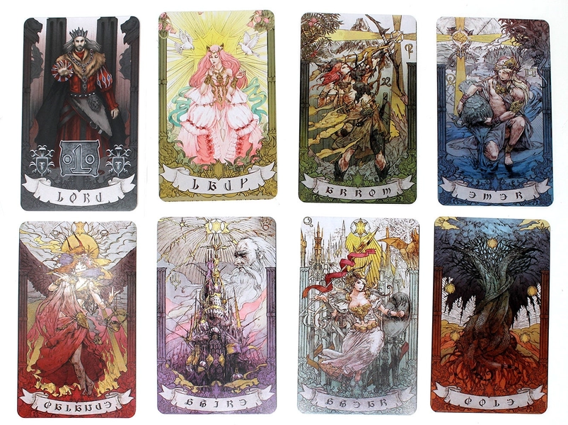 FFXIV Astrologian Cards Set, AST FF14 Final Fantasy 14 Lord and Lady Included FFXIV Cosplay