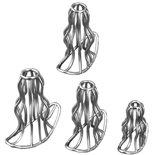 NAIXBTY Edelstahl Hohler Analplug , S/M/L Hohl Anal Plug Weiche Speculum Prostata Massager Butt Plug Einlauf Sex Spielzeug Für Frau Männer Anal Dilatator (M) - M