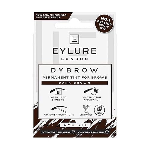 Eylure Dybrow Permanent Tint for Brows Dye Kit Dark Brown - Dark Brown