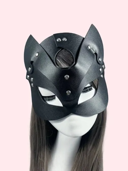 Studded Decor Costume Face Shield