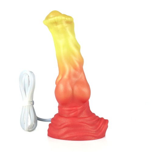 SWISOK Phantom - Dog Knot Dildo - Ejaculating Dildo - 12.99 Inch Horse Dildo | XXL / Cloud Flame