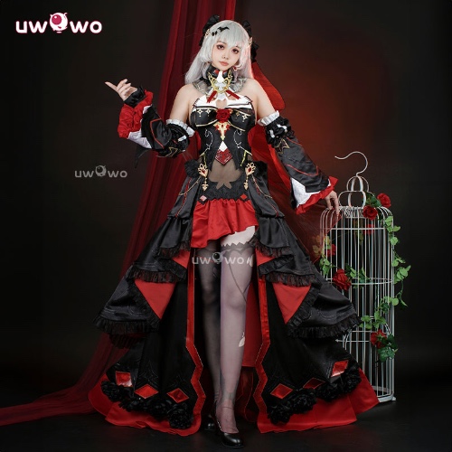 Uwowo Collab Series: Honkai Impact 3 Theresa Apocalypse Under the Moon Oath Cosplay Costume - 【Pre-sale】S