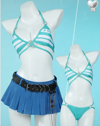 Women Nami Two-Piece Swimsuit Costume- Sexy Bikini Set Top and Bottoms Bathing Suit OP Cosplay | Top Quality Swimwear for Sale