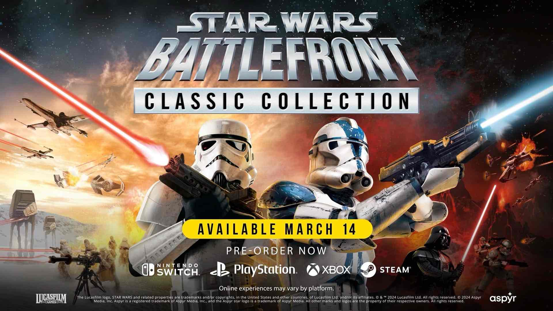 Star wars battlefront Classic Collection