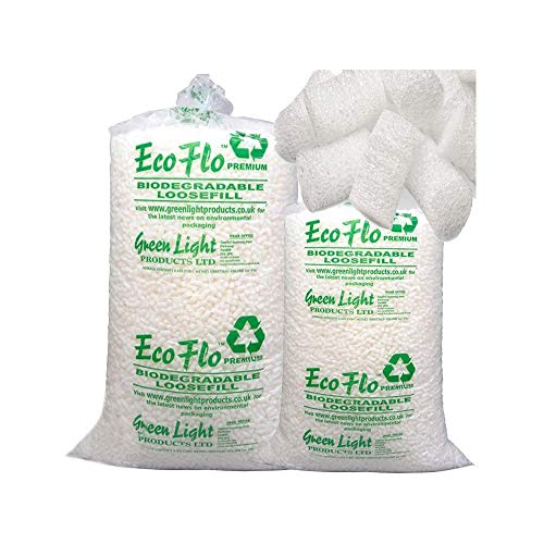 15 Cubic Eco-Flo Biodegradable Loosefill Chips/Packing Peanuts/Protection