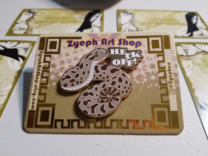 Hognose Snake Enamel Pin