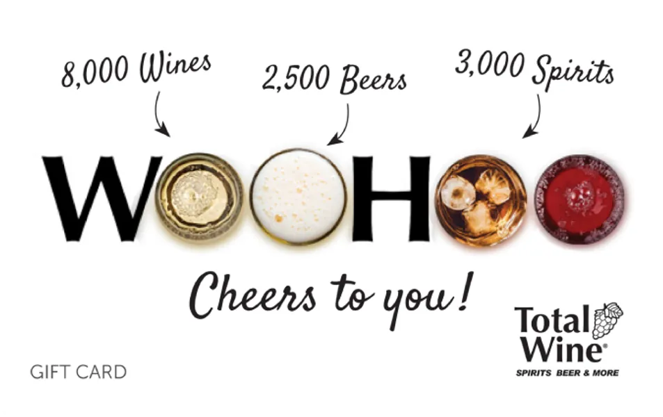 Total Wine $50 Gift Card