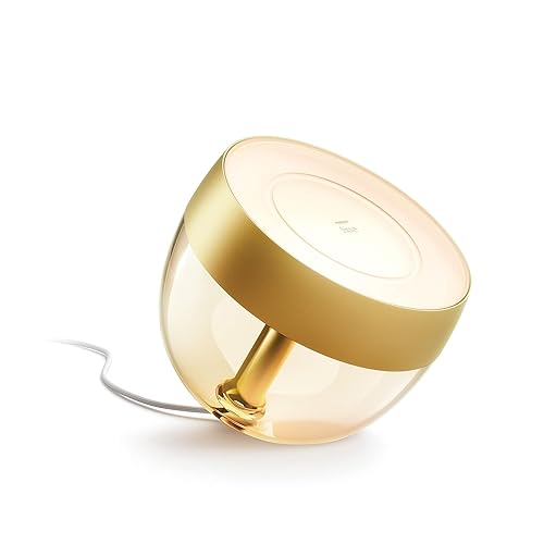 Philips Hue White and Color Ambiance, Iris compatible Bluetooth, Gold - White And Color - Iris gold - Unique