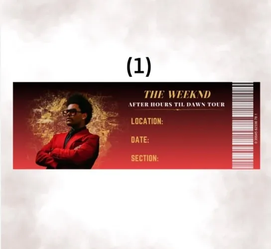 Bday gift-2 concert tickets