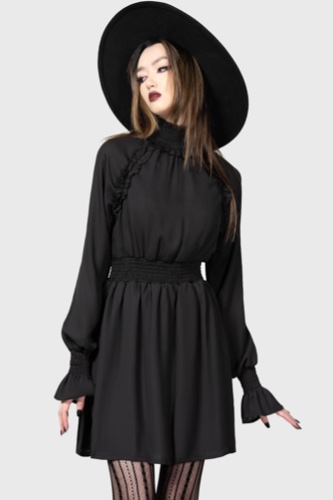 Devil's Delights Dress | XL / Black / 100% Polyester.