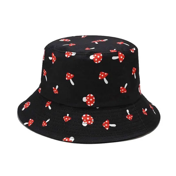 Xingzou Unisex Print Double Side Wear Reversible Bucket Hat