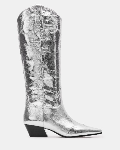 DOLLIE SILVER LEATHER | SILVER LEATHER / 9 / 47