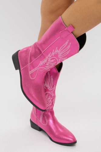 Pink Cowboy Boots | 9