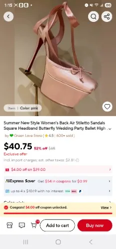 Ballet Platform Heels Pink