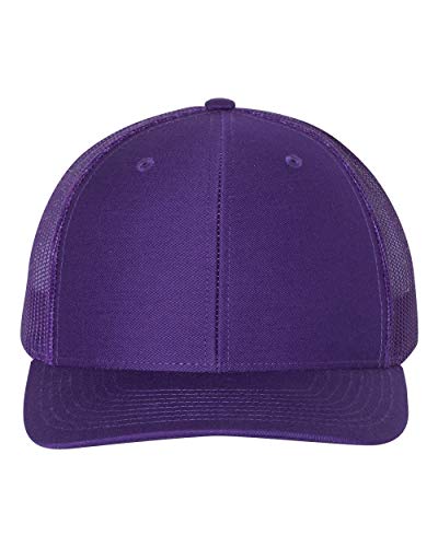 Richardson Snapback Trucker Cap Adjustable Purple