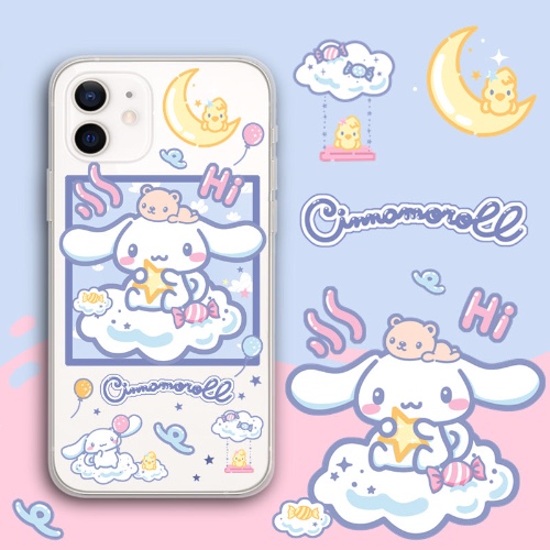 Cinnamoroll Phone Case with Accurate Cutouts - B / Iphone 14/15 Pro
