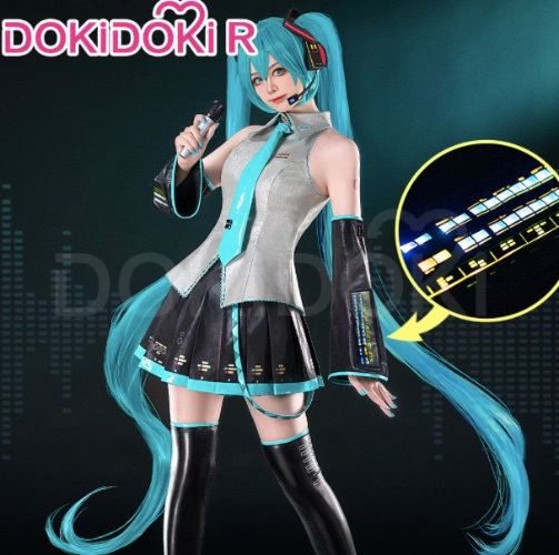 DokiDoki-R Glowing Miku Cosplay