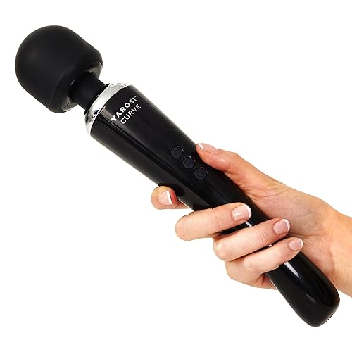 Yarosi Curve Therapeutic Device - 8 Powerful Speeds and 20 Patterns - for Muscle Aches and Sports Recovery - Rechargeable - Travel Friendly - Black - Black