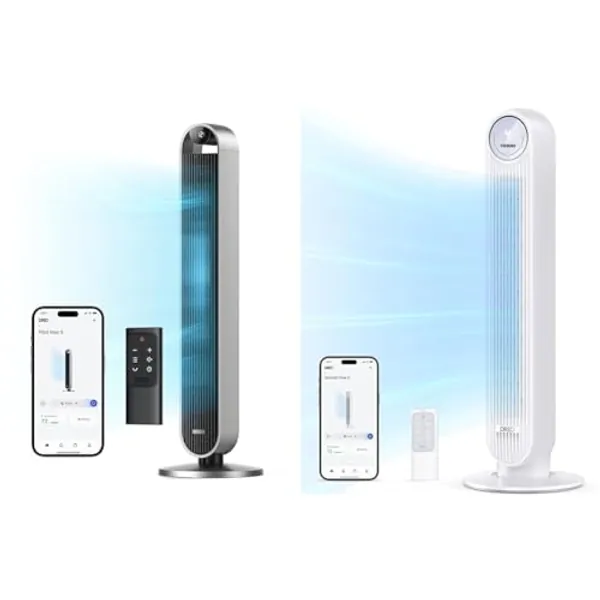 Dreo 120° Oscillating Tower Fan & Tower Fan with Remote