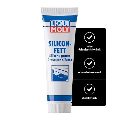LIQUI MOLY Silicon-Fett transparent | 100 g | Schmierfett | Art.-Nr.: 3312, farblos - 100 g