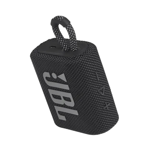 JBL GO 3 Portable Waterproof Dustproof Speaker - black
