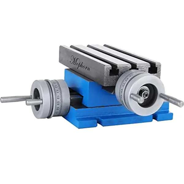 Mophorn Milling Machine Work Table Slide Milling Working Cross Table Machine Compound Slide Milling TablePrecision Milling Cross Worktable (7.3 x 4 Inch)