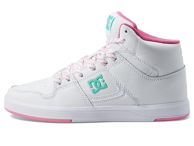 DC Cure High-Top - 8.5 - White/Pink/Turquoise