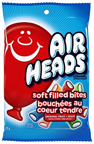 Airheads - Bites Assorted Flavours - 170g Peg Bag - Chewy and Flavourful Candies - Assorted - 170 g (Pack of 1)