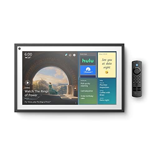 Echo Show 15 | Full HD 15.6" smart display with Alexa and Fire TV built in | Remote included - with Remote