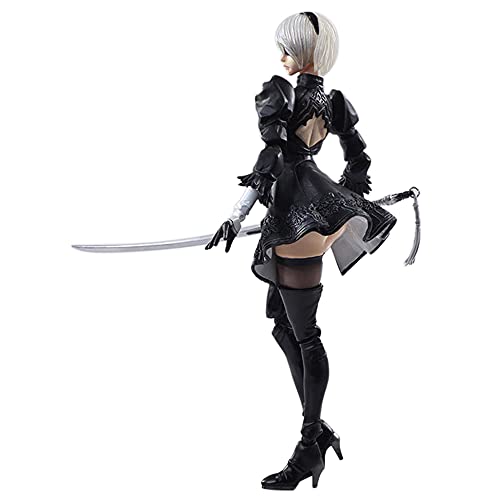 VKEIZBI Anime Game 2B Girl PVC Action Figure Model Toys Doanime Figures Character Statue Boxed Toy Collectibles Toy Figurines Toys Anime Decoration Ornament Figures Character Statu