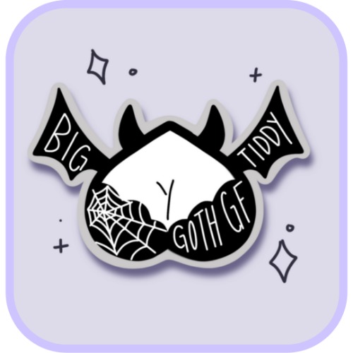 big titty goth gf sticker | Default Title