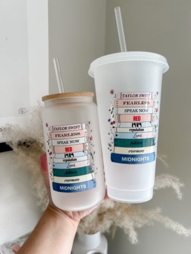 TSt Eras Inspired Class Can and Cup - Bear and Moo UK | Clear Glass Can / +TTPD