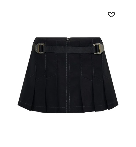 DL PLEAT MINI SKIRT