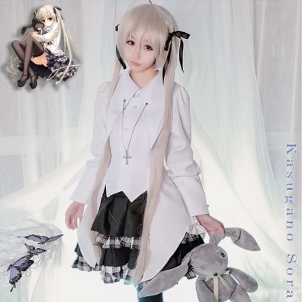 Kasugano Sora Cosplay Costume Yosuga No Sora Sky Of Connection Japanese Cosplay Costumes For Women - Cosplay Costumes - AliExpress