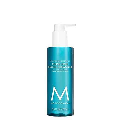 Moroccanoil Rinse-Free Hand Cleanser with Hyaluronic Acid - 8.5 Fl. Oz.