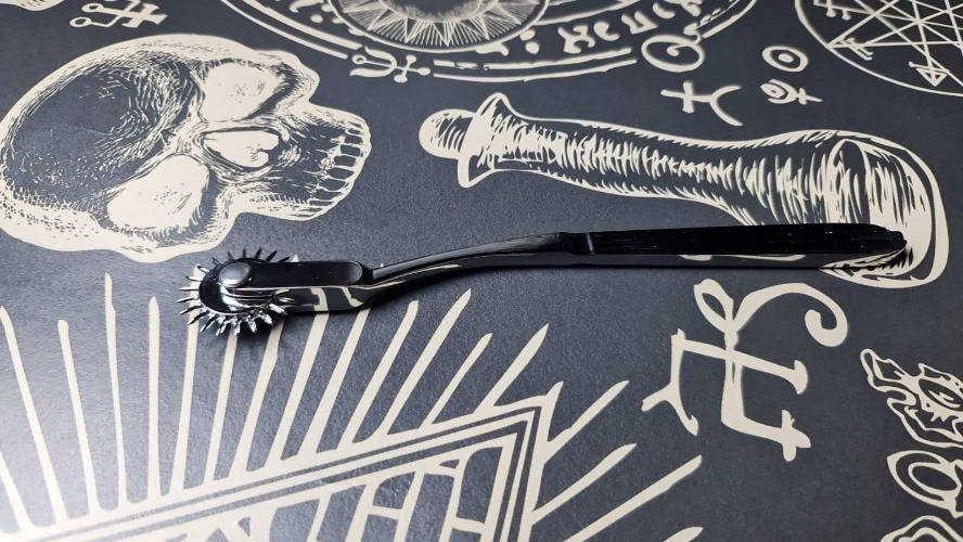 BDSM Wartenberg wheel stainless steel, sensation medical pain play