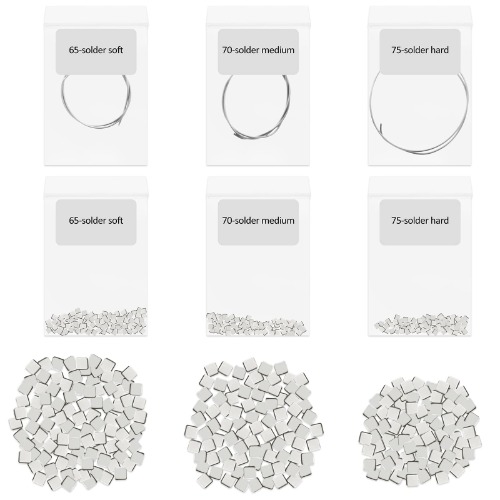 3 Gram Silver Solder 3 Pcs Silver Solder Wire Set Tiny Medium Density Jewelry Precut Chips Solder Soft Medium Hard Silver Wire Jewelry Solder Soldering Wire Easy Welding Equipment for Jewelry Making